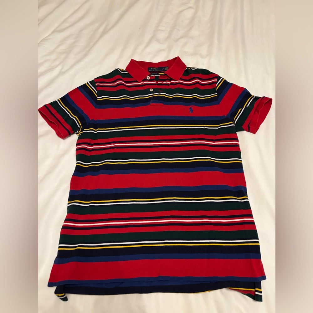 Polo Ralph Lauren Men's Multicolor Polo Shirt - Large